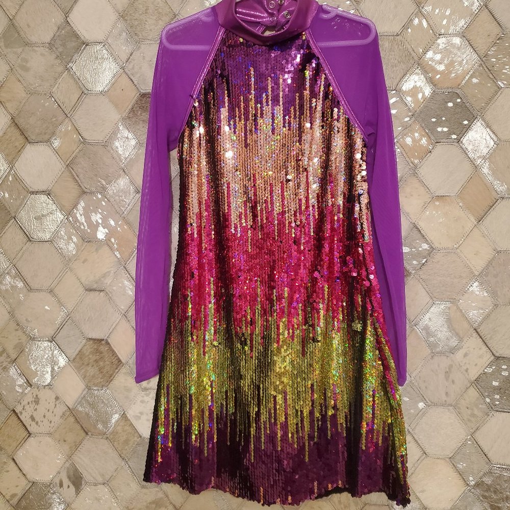 GIRLS WEISSMAN DANCE COSTUME LARGE CHILD
